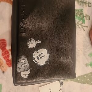 Desigual Black Clutch with Mickey Design